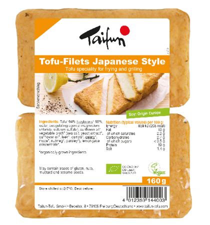 Taifun Filets de tofu à la japonaise bio 160g